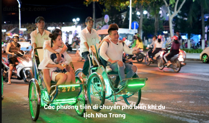 Các phương tiện di chuyển phổ biến khi du lịch Nha Trang